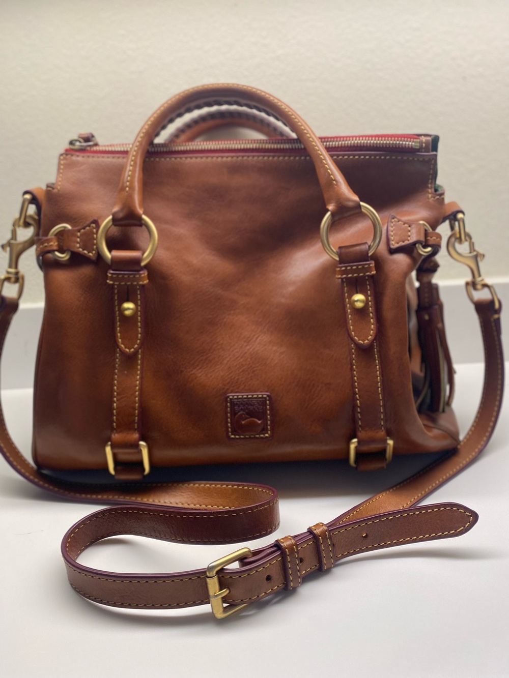Classic Brown Leather Satchel Handbag - Timeless Women’s Bag